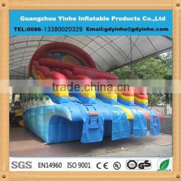 2015 Commercial Grade Giant Inflatable water slide for water pool