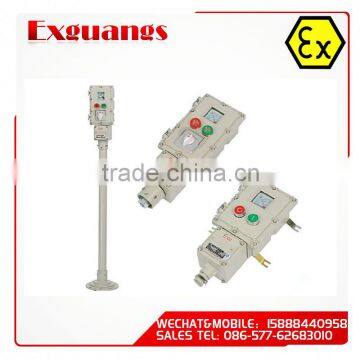 Flameproof corrosion proof control station for hazardous location