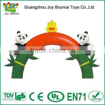 double panda entrance inflatable arch,inflatable tree arch