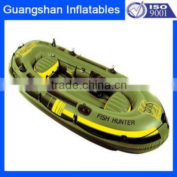 inflatable 2 person power fishing rowing boat