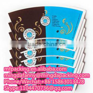 chinese manfacturer 7.5oz 8oz 9oz pe coated paper cup sheet,paper cup fan