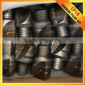 CP18 surface cutting tungsten carbide rock rotary claw ground pilot drill bit