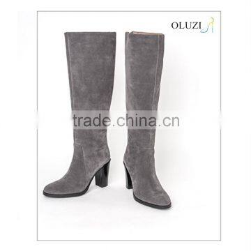 LQEB20 wholesale round toe mukluk lining fashion lady kinky sexy lady knee boots