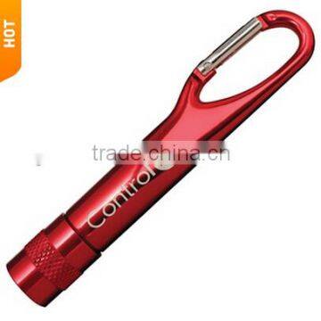 Mini Carabiner Promotional LED Flashlight