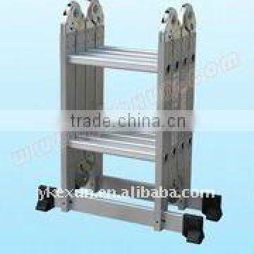 folding multi-purpose aluminum ladder 4x2 to 4x4