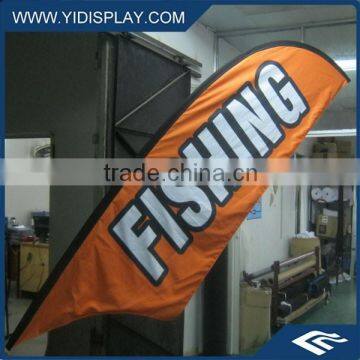 Metal Material free standing banner