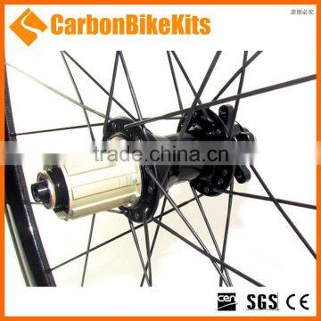 CarbonBikeKis 700C 60mm Clincher Road Bicycle Carbon Cyclocross Disc Wheels