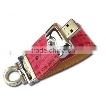 OEM luxury leather USB flash drive