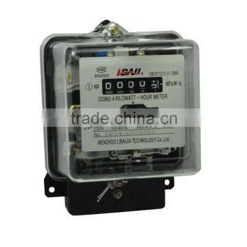 DD862 new design single-phase mechanical electric type energy meter