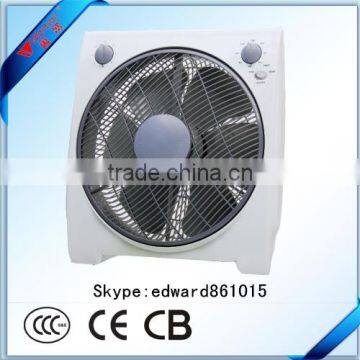 White Box Style Energy Saving 3Speed14 inch electrial AC box fan with 66X16 cooper motor