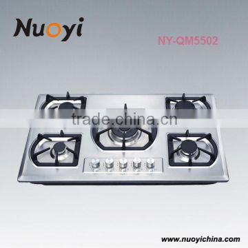 Newest perfect design lpg gas hobs for corner cooking gas stove timer with certificated