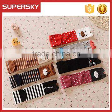 A-265 chidren boot socks leg warmers cute cotton baby fox socks kids knee high fox socks