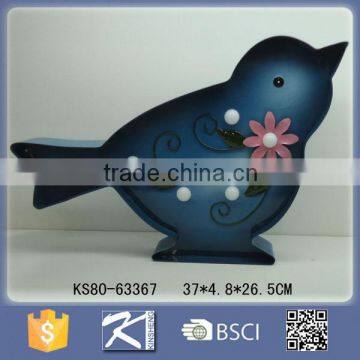 Lovely Bird Metal Ornaments with LED for Garden