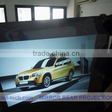 Low price Self adhesive front projection films for shop window,standard width is 1.27M