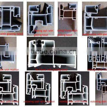 Wood Laminated, International Standard , High-performance Windows&doors Upvc Profiles Manufacturers photo-6