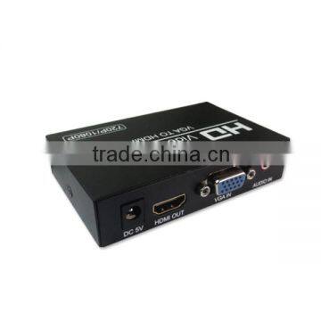 VAG to HD Converter box converts PC VAG and audio to HD ,allowing connection of PC to 1080p HDTV.With fans without noise