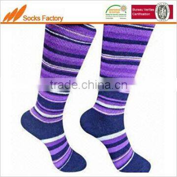 women merino wool full terry kneehigh socks with rosso toe