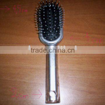 plastic hairbrush
