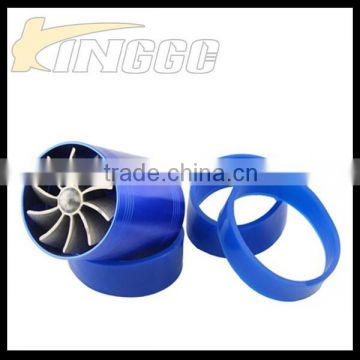 Aluminum Double Turbine Power Launcher Blue color