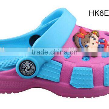 2016 Double Layer Colorful Printing Upper Kids Clogs, Anti Skiding Dots Clogs photo-2