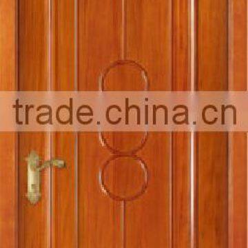 Honeay Wheat Paited Single Wood Carving Door Design,Hotel Interior Door