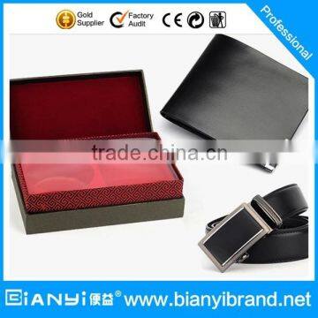 Men's Handmade black color Belt Gift Set by Premium Leather