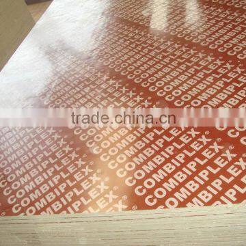 1 time hot press, red film faced plywood, 18mm plywood