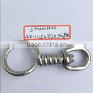 Longline stainless steel swivel NO.1x5XR10mm                        
                                                Quality Choice