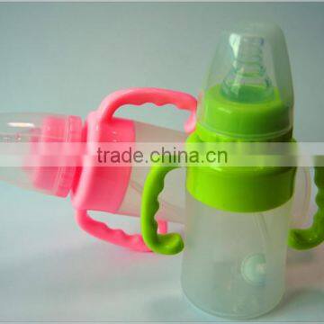 High quality wide mouth silicone feeding bottle OEM in Foshan