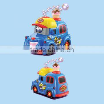 Funny B/O Ice Cream Bubble Car Toys