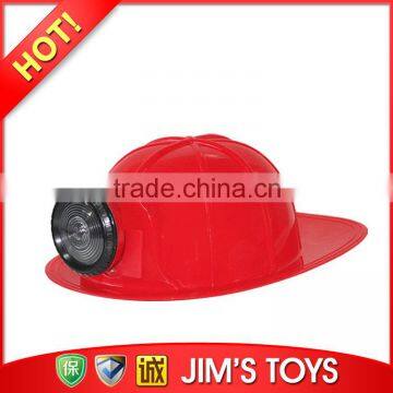 NEW!Plastic helmet Fire helmet with light for adult for roleplay party