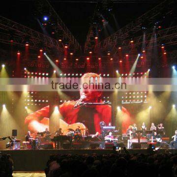 flexible led display p10, P16 indoor full color flexible stage led display screen for rent