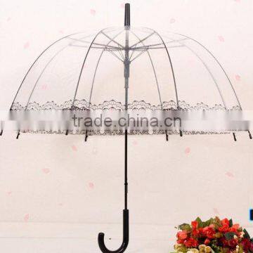 Dome Poe Clear Plastic Transparent Trend Umbrellas