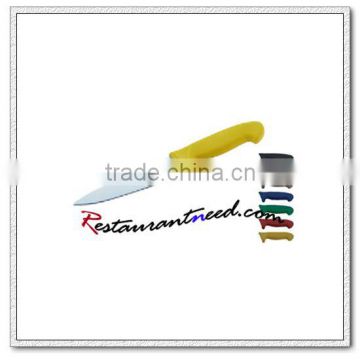 U386 Knife With Yellow Plastic Handle