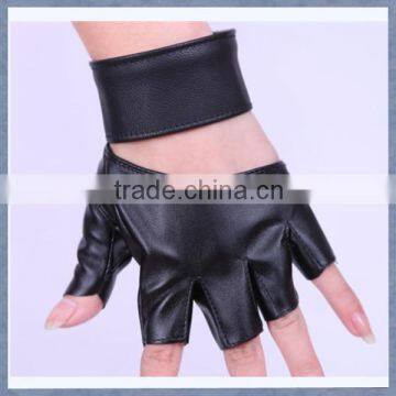 Hot Sale Half Finger Leather Gloves /Short Finger Leather Gloves