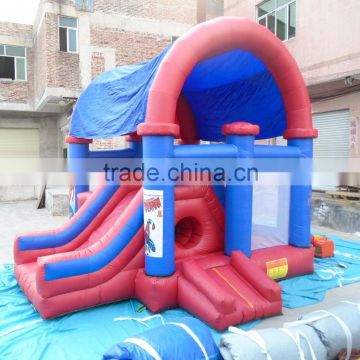 2015 hot commercial inflatable bouncer with roof