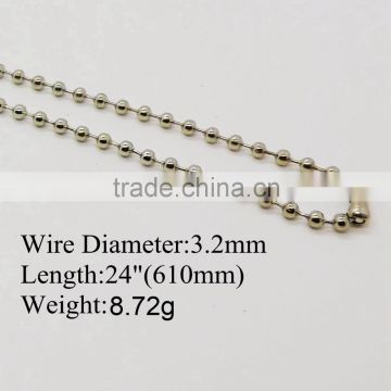 High Quality Electroplating Bead Chain Necklace