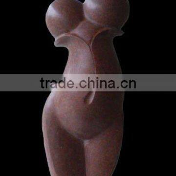 Abtract female stone sculpture