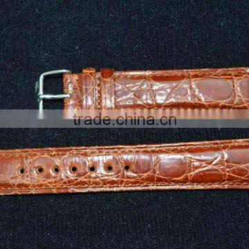 Fashion genuine alligator leather watchband