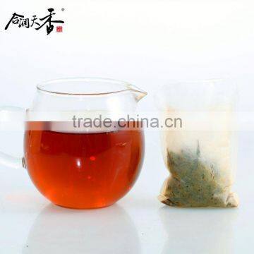 Eco-fashion good packing black teabag add unique lemon fruit tea