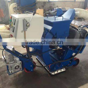 350mm single blasting wheel floor road shot blasting machie