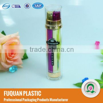 2014 60ml new designed shiny double tube bottles