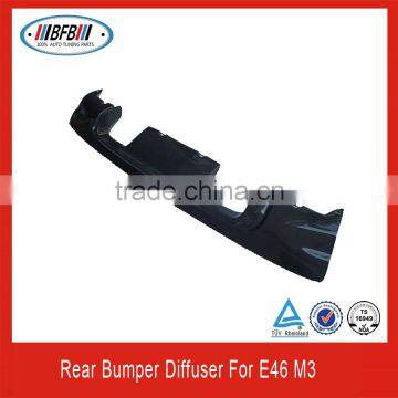 E46 Full cabon bodykit, rear spoiler bumper diffuser for Bmw e46 rear bumper diffuser