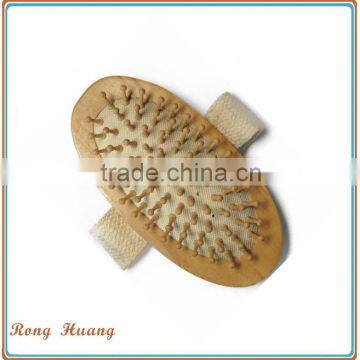 Wooden hair brush