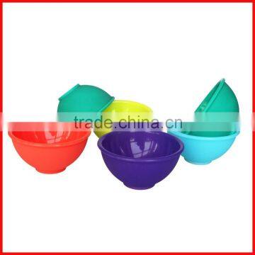 Factory BPA free non-toxic silicone baby bowl