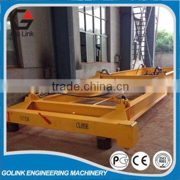 semi automatic 20 feet and 40 feet lidting container spreader