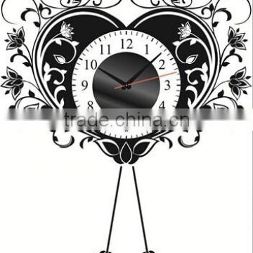 Delegant Self Adhesive PVC 3D Wall Sticker Clock