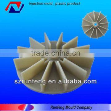 OEM plastic injection impeller as your sample&drawing