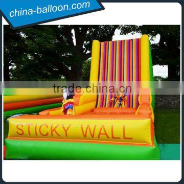 New product! Cheap and funny inflatable sticky wall acrobat game with suits