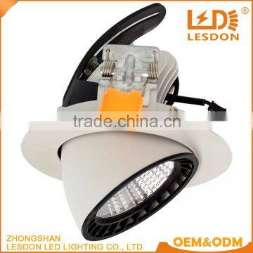 energy saving dimmable 24 degree 30w 40w orientable cob led downlight                        
                                                Quality Choice